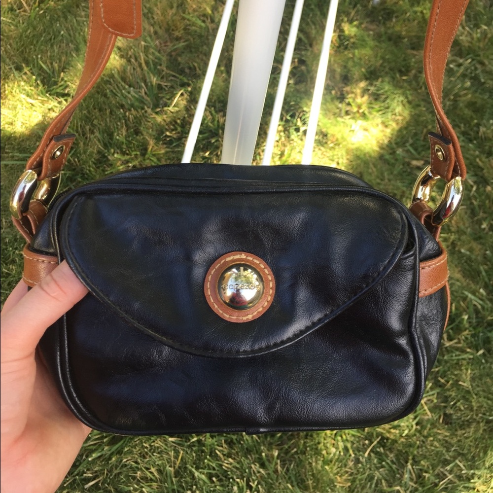 Vintage black and brown Capezio purse